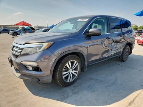 2016 Honda Pilot, VIN 5FNYF5H56GB003740. Фото 1 з 6 з аукціону Copart. Каталог авто зі США OpenDataCar.