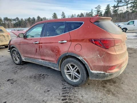 2017 Hyundai Santa Fe, VIN 5XYZTDLB8HG463447. Zdjęcie 2 z 6 z aukcji Copart. Katalog aut z USA OpenDataCar.