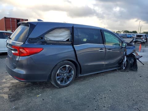 2024 Honda Odyssey, VIN 5FNRL6H97RB027179. Photo 3 of 6 from Copart auction. OpenDataCar US salvage catalog.