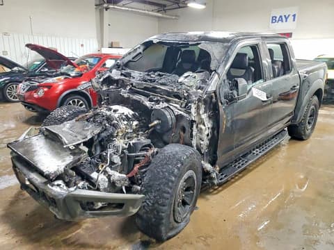 2018 Ford F-150 Lightning, VIN 1FTFW1RG7JFB85421. Фото 1 з 6 з аукціону Copart. Каталог авто зі США OpenDataCar.