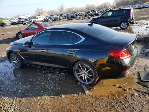 2021 Genesis G70, VIN KMTG74LE3MU072691. Фото 2 з 6 з аукціону Copart. Каталог авто зі США OpenDataCar.