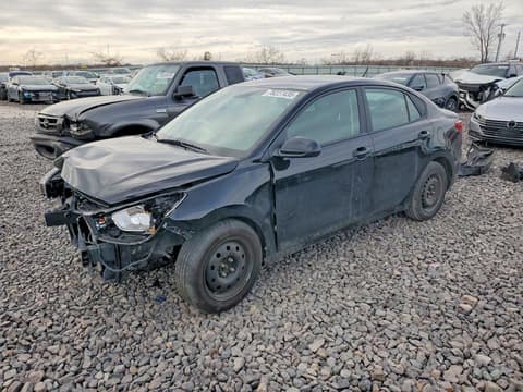 2022 Kia Rio, VIN 3KPA24AD3NE466446. Фото 1 из 6 с аукциона Copart. Каталог авто из США OpenDataCar.
