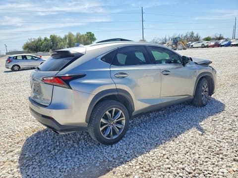 2017 Lexus NX 200t, VIN JTJYARBZXH2078170. Photo 3 of 6 from Copart auction. OpenDataCar US salvage catalog.