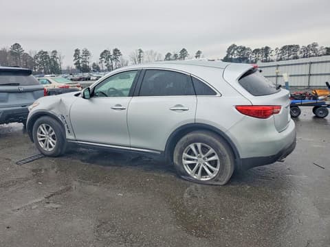 2017 Infiniti QX70, VIN JN8CS1MW8HM414454. Фото 2 из 6 с аукциона Copart. Каталог авто из США OpenDataCar.