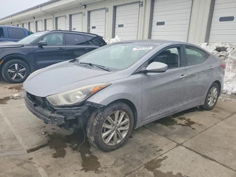 2014 Hyundai Elantra, VIN KMHDH4AE3EU157237. Фото 1 з 6 з аукціону Copart. Каталог авто зі США OpenDataCar.