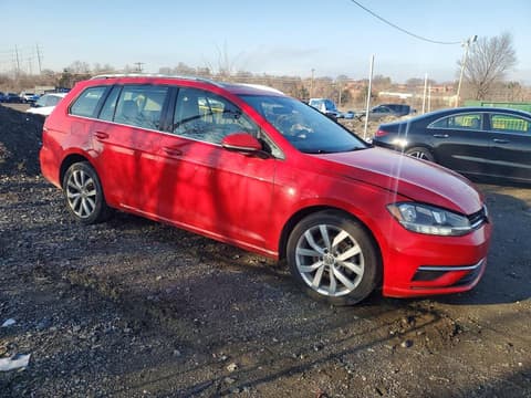 2018 Volkswagen Golf SportWagen, VIN 3VWL17AU9JM757835. Фото 4 з 6 з аукціону Copart. Каталог авто зі США OpenDataCar.