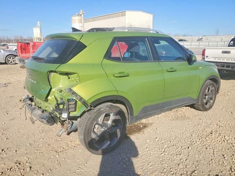 2021 Hyundai Venue, VIN KMHRC8A39MU113977. Фото 3 з 6 з аукціону Copart. Каталог авто зі США OpenDataCar.
