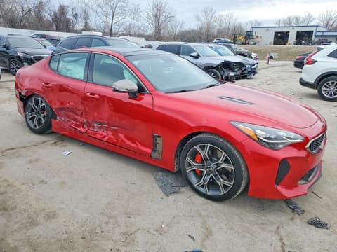 2018 Kia Stinger, VIN KNAE55LC6J6020680. Photo 4 of 6 from Copart auction. OpenDataCar US salvage catalog.
