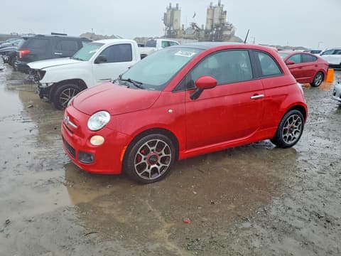 2012 Fiat 500, VIN 3C3CFFBR2CT340269. Фото 1 из 6 с аукциона Copart. Каталог авто из США OpenDataCar.