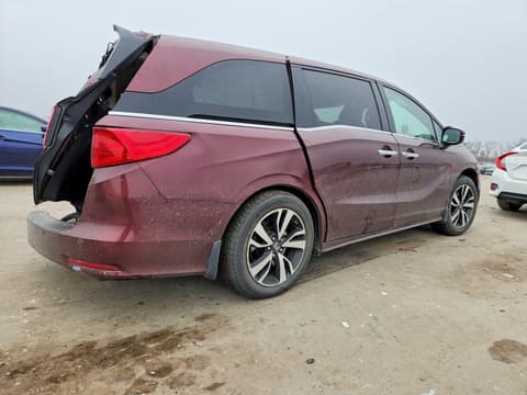 2019 Honda Odyssey, VIN 5FNRL6H91KB021397. Photo 3 of 6 from Copart auction. OpenDataCar US salvage catalog.