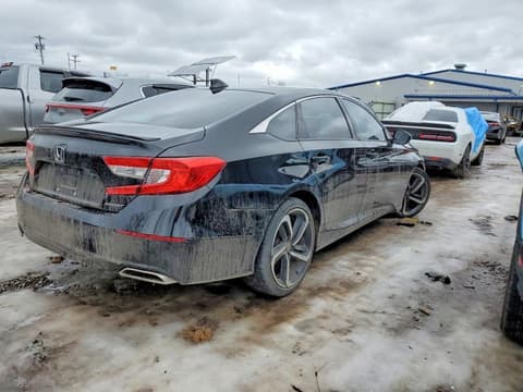 2020 Honda Accord, VIN 1HGCV1F36LA080782. Фото 3 з 6 з аукціону Copart. Каталог авто зі США OpenDataCar.