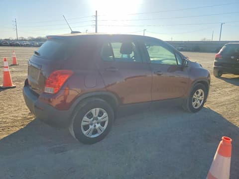 2016 Chevrolet Trax, VIN 3GNCJKSB8GL152794. Фото 3 з 6 з аукціону Copart. Каталог авто зі США OpenDataCar.