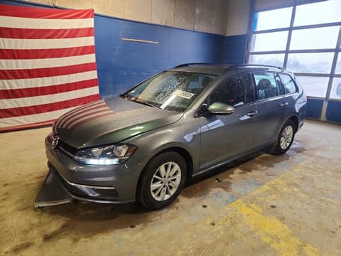 2019 Volkswagen Golf SportWagen, VIN 3VWY57AU1KM512779. Фото 1 з 6 з аукціону Copart. Каталог авто зі США OpenDataCar.