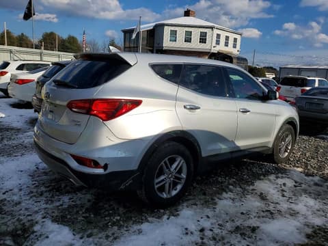 2017 Hyundai Santa Fe, VIN 5XYZTDLB6HG394886. Фото 3 из 6 с аукциона Copart. Каталог авто из США OpenDataCar.