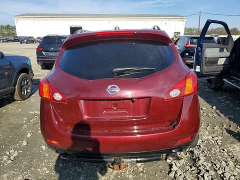2009 Nissan Murano, VIN JN8AZ18W49W118575. Фото 6 з 6 з аукціону Copart. Каталог авто зі США OpenDataCar.