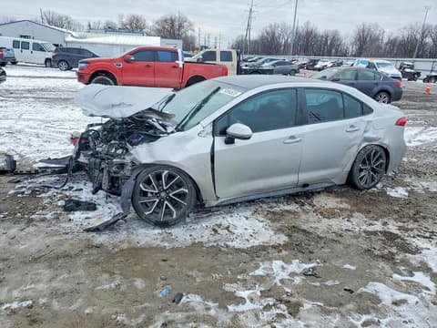 2022 Toyota Corolla, VIN 5YFS4MCE2NP104224. Фото 1 з 6 з аукціону Copart. Каталог авто зі США OpenDataCar.