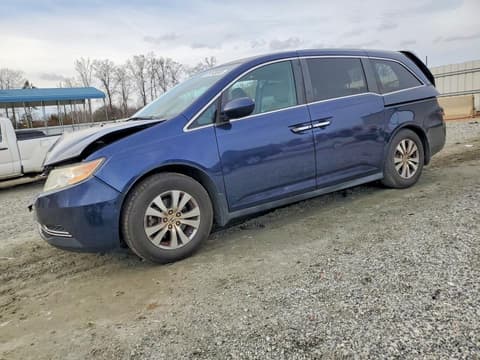 2014 Honda Odyssey, VIN 5FNRL5H43EB124842. Фото 1 з 6 з аукціону Copart. Каталог авто зі США OpenDataCar.