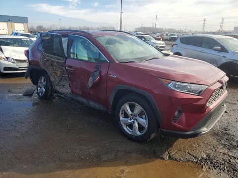 2020 Toyota RAV4, VIN 4T3DWRFV0LU006372. Фото 4 з 6 з аукціону Copart. Каталог авто зі США OpenDataCar.