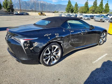 2023 Lexus LC 500, VIN JTHMPAAY7PA106889. Фото 3 из 6 с аукциона Copart. Каталог авто из США OpenDataCar.