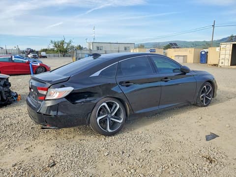 2022 Honda Accord, VIN 1HGCV1F41NA104398. Фото 3 з 6 з аукціону Copart. Каталог авто зі США OpenDataCar.