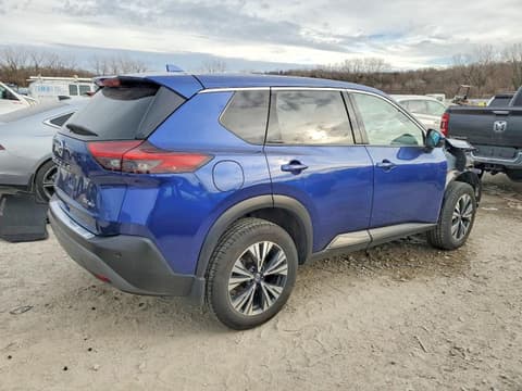 2021 Nissan Rogue, VIN JN8AT3BBXMW227599. Фото 3 з 6 з аукціону Copart. Каталог авто зі США OpenDataCar.