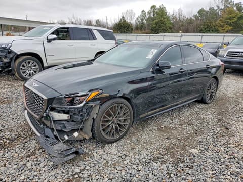 2018 Genesis G80, VIN KMHGN4JB0JU227394. Photo 1 of 6 from Copart auction. OpenDataCar US salvage catalog.