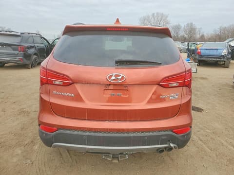 2015 Hyundai Santa Fe, VIN 5XYZW4LA6FG245812. Photo 6 of 6 from Copart auction. OpenDataCar US salvage catalog.