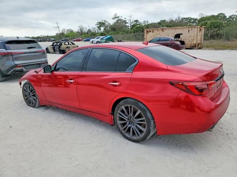2024 Infiniti Q50, VIN JN1FV7DP3RM660411. Фото 2 з 6 з аукціону Copart. Каталог авто зі США OpenDataCar.