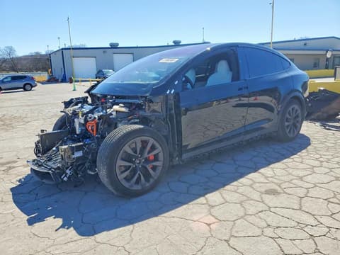 2025 Tesla Model X, VIN 7SAXCBE69SF467598. Фото 1 з 6 з аукціону Copart. Каталог авто зі США OpenDataCar.