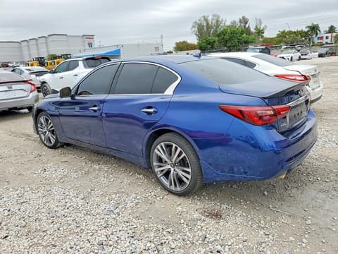 2019 Infiniti Q50, VIN JN1EV7AR0KM553968. Фото 2 з 6 з аукціону Copart. Каталог авто зі США OpenDataCar.