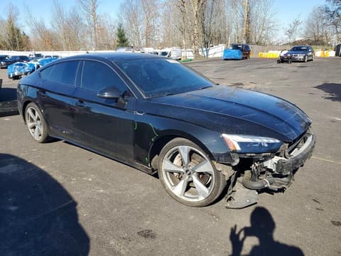 2020 Audi A5, VIN WAUCNCF5XLA009562. Photo 4 of 6 from Copart auction. OpenDataCar US salvage catalog.