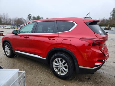2019 Hyundai Santa Fe, VIN 5NMS2CAD7KH100038. Фото 2 из 6 с аукциона Copart. Каталог авто из США OpenDataCar.