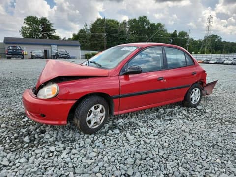 2001 Kia Rio, VIN KNADC123916506153. Фото 1 з 6 з аукціону Copart. Каталог авто зі США OpenDataCar.