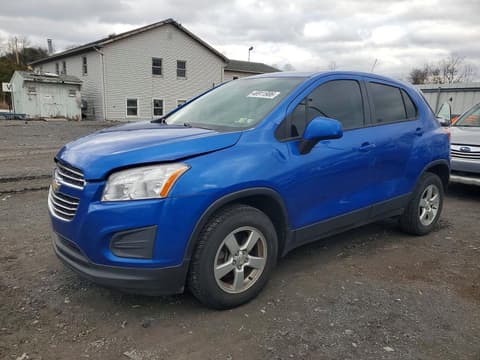 2016 Chevrolet Trax, VIN KL7CJNSBXGB638158. Фото 1 з 6 з аукціону Copart. Каталог авто зі США OpenDataCar.