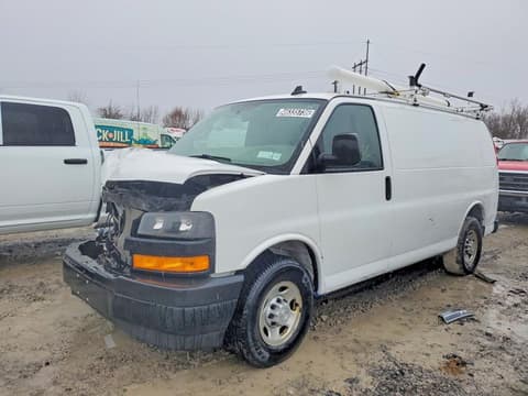 2018 Chevrolet Express 2500, VIN 1GCWGAFG6J1337252. Фото 1 з 6 з аукціону Copart. Каталог авто зі США OpenDataCar.