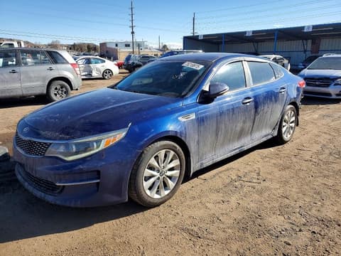 2016 Kia Optima, VIN 5XXGU4L36GG021993. Фото 1 з 6 з аукціону Copart. Каталог авто зі США OpenDataCar.