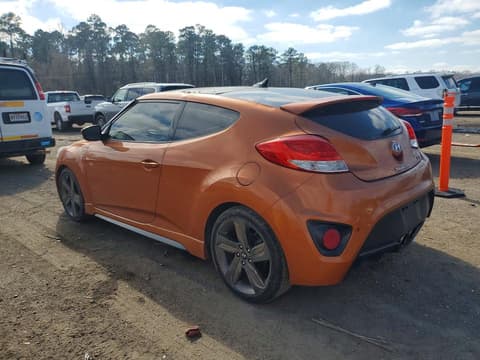 2015 Hyundai Veloster, VIN KMHTC6AE4FU242076. Фото 2 з 6 з аукціону Copart. Каталог авто зі США OpenDataCar.