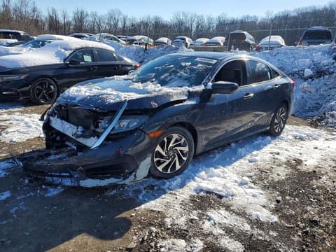 2017 Honda Civic, VIN 19XFC2F72HE206957. Фото 1 з 6 з аукціону Copart. Каталог авто зі США OpenDataCar.