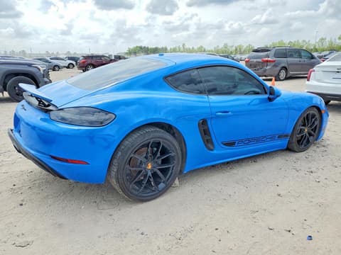 2024 Porsche Cayman, VIN WP0AA2A8XRK255158. Фото 3 з 6 з аукціону Copart. Каталог авто зі США OpenDataCar.