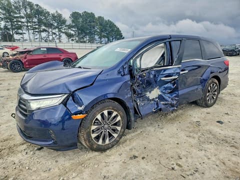 2024 Honda Odyssey, VIN 5FNRL6H6XRB067617. Photo 1 of 6 from Copart auction. OpenDataCar US salvage catalog.