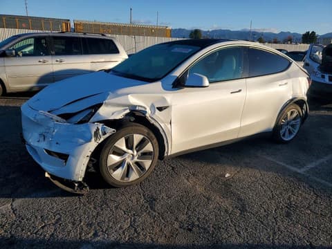 2021 Tesla Model Y, VIN 5YJYGAEE8MF235407. Фото 1 з 6 з аукціону Copart. Каталог авто зі США OpenDataCar.