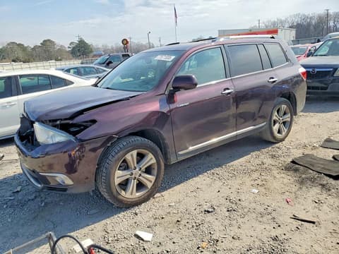 2013 Toyota Highlander, VIN 5TDYK3EH3DS126305. Фото 1 з 6 з аукціону Copart. Каталог авто зі США OpenDataCar.