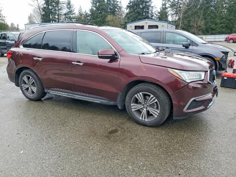 2017 Acura MDX, VIN 5FRYD3H30HB005055. Фото 4 з 6 з аукціону Copart. Каталог авто зі США OpenDataCar.