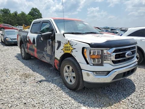 2021 Ford F-150 Lightning, VIN 1FTEW1CP1MFB23585. Фото 4 з 6 з аукціону Copart. Каталог авто зі США OpenDataCar.