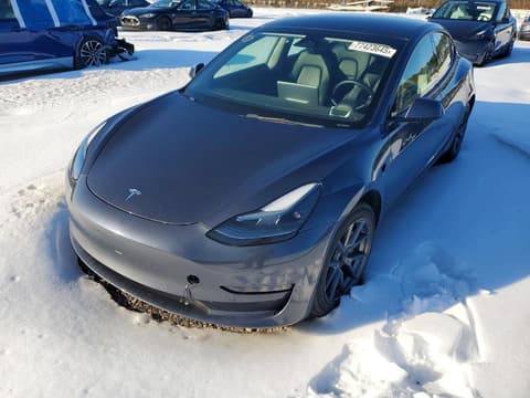 2022 Tesla Model 3, VIN 5YJ3E1EA8NF202146. Фото 1 з 6 з аукціону Copart. Каталог авто зі США OpenDataCar.