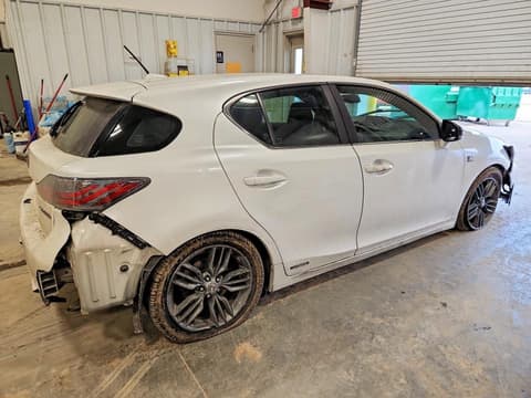 2012 Lexus CT 200h, VIN JTHKD5BH6C2051491. Фото 3 з 6 з аукціону Copart. Каталог авто зі США OpenDataCar.