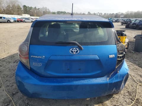 2012 Toyota Prius C, VIN JTDKDTB33C1526370. Фото 6 з 6 з аукціону Copart. Каталог авто зі США OpenDataCar.