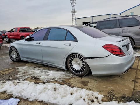 2016 Mercedes-benz S-Class, VIN WDDUG8FB6GA214179. Фото 2 з 6 з аукціону Copart. Каталог авто зі США OpenDataCar.