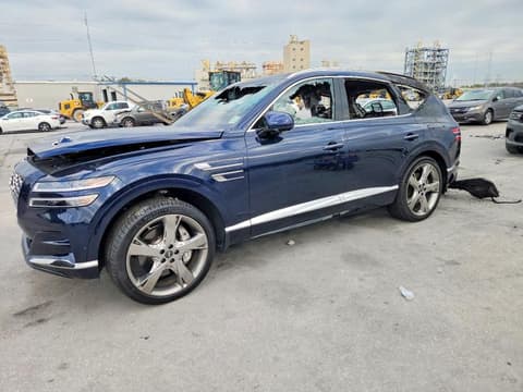 2021 Genesis GV80, VIN KMUHCESCXMU053296. Фото 1 з 6 з аукціону Copart. Каталог авто зі США OpenDataCar.