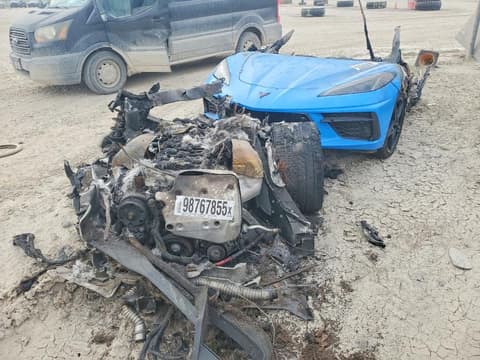 2021 Chevrolet Corvette Stingray, VIN 1G1YB3D44M5114158. Фото 1 з 6 з аукціону Copart. Каталог авто зі США OpenDataCar.